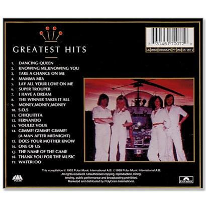 輸入盤】新品 ABBA GOLD GREATEST HITS 全19曲 アバ ベスト盤 (CD