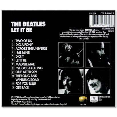 ザ・ビートルズ THE BEATLES LET IT BE 全12曲【輸入盤】(CD) レット・イット・ビー｜csc-online-store｜03