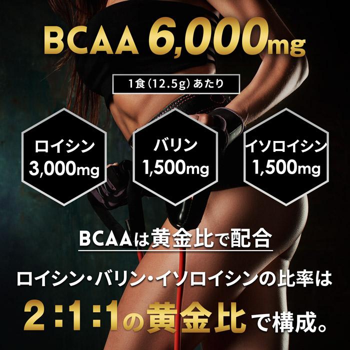 ハルクファクター BCAA パウダー 人工甘味料不使用 サプリ 500g 必須