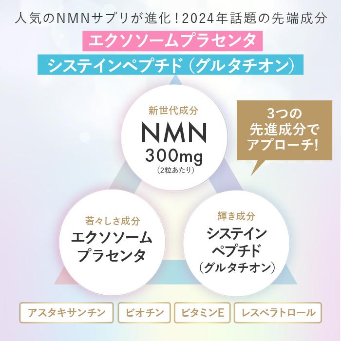 ハルクファクター NMN サプリ 日本製 9300mg 高純度100％ 3袋セット 栄養機能食品 マルチビタミン12種 国産 二酸化チタン不使用｜cscjp｜03