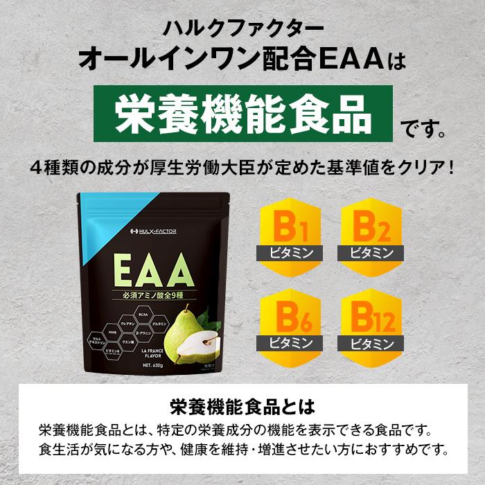 全部入り ハルクファクター オールインワン 配合 EAA 大容量 630g 2袋セット 必須アミノ酸 9種 グルタミン クレアチン HMB BCAA ベータアラニン クエン酸 | ハルクファクター | 12