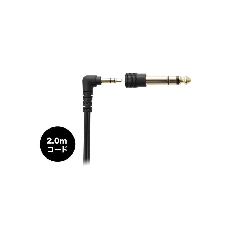 オーディオテクニカ audio-technica ATH-EP100 楽器用モニターヘッドホン ブラック 密閉ダイナミック型 楽器モニターに便利な軽量ヘッドホン | オーディオテクニカ | 04