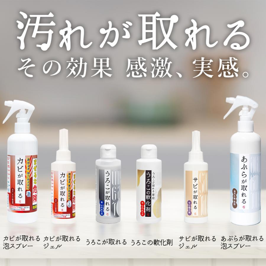 カビ取り剤 ジェル 送料無料 カビが取れる カビ取りジェル 風呂場 壁 天井 パッキン 風呂 カビ対策 風呂ふた まな板 漂白 泡 黒カビ 排水溝 |  | 13