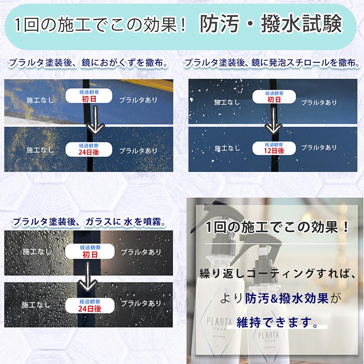 送料無料 コーティング コーティング剤 車 シンク 防汚 撥水 掃除 イオン ガラスコーティング キッチン PLARTA 300ml プラルタ | プラルタ | 16
