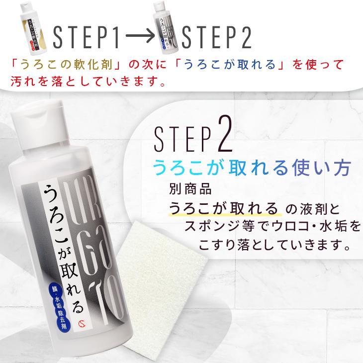 送料無料 うろこが取れる うろこの軟化剤 掃除 ウロコ 洗剤 汚れ落とし コーティング 洗車 水垢 ガラス ウォータースポット | うろこが取れる | 07