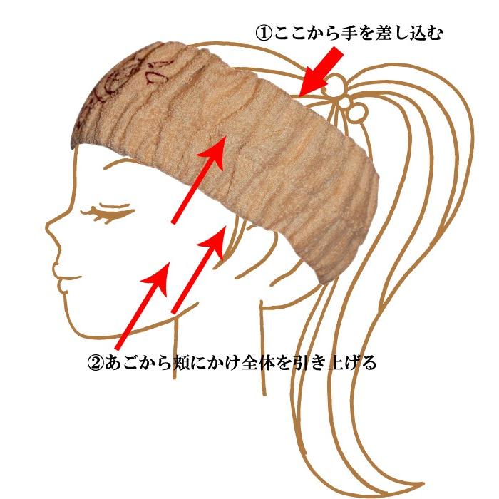 フェイスライン　たるみ予防　引き上げ　リフトアップ　ツーウェイターバン輝 |  | 05