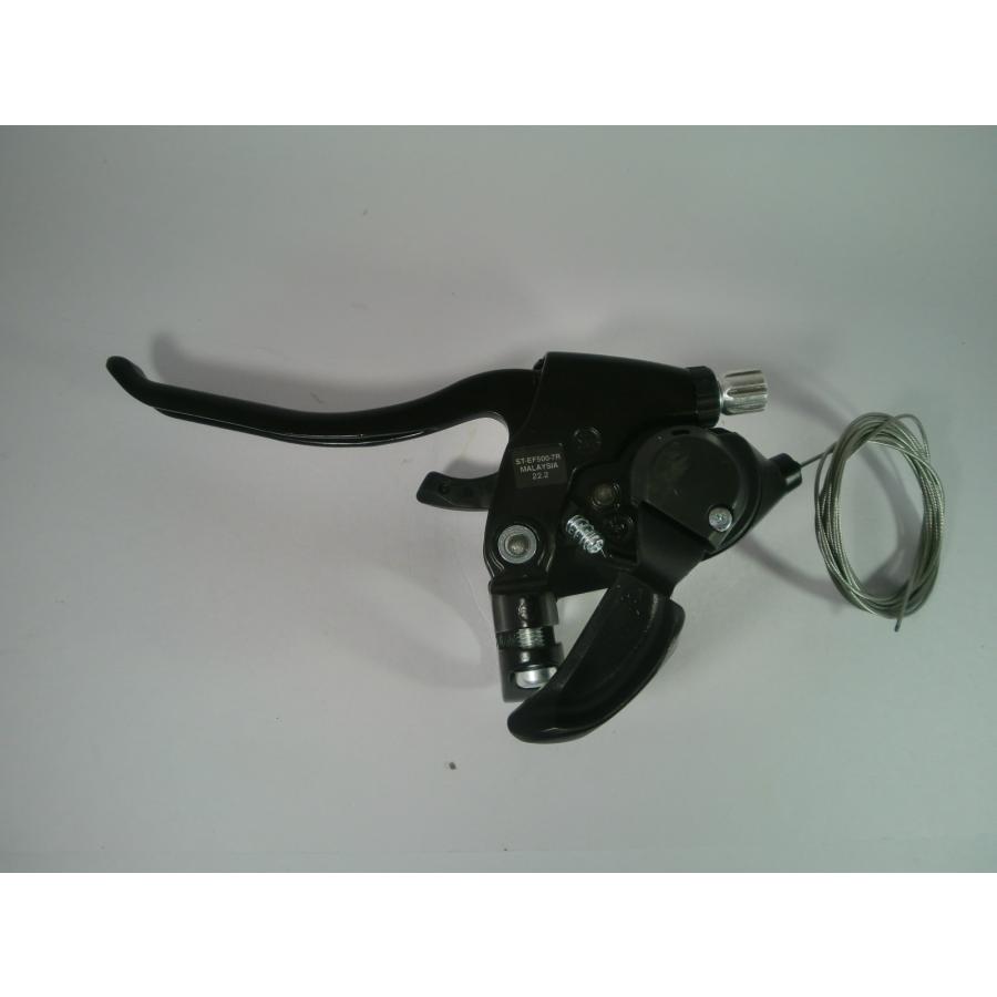 シマノ ST-EF500L4/7R4 ブレーキ/シフトレバー 3x7speed 4フィンガー 960 (V、ディスク、キャリパー、カンチブレーキ共用） ブラック 左右セット |  | 03