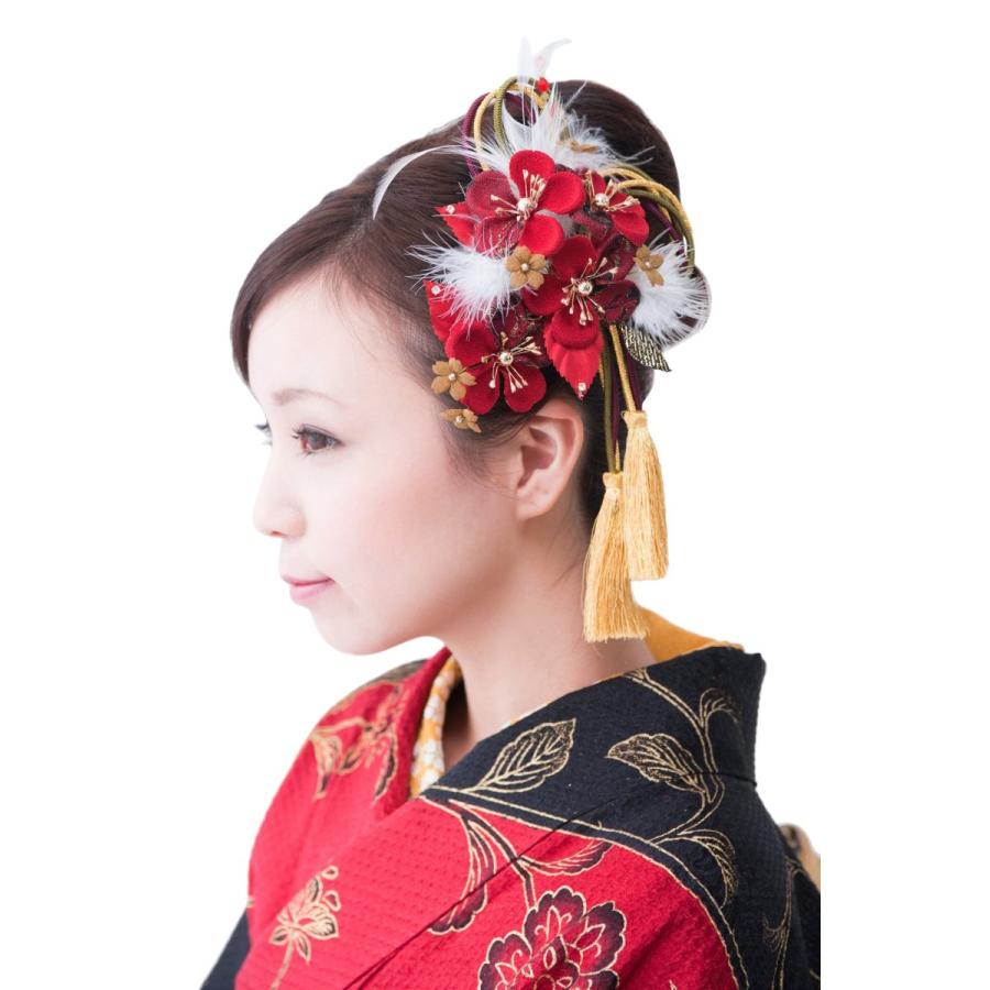 クリアランスセール 組紐付き花髪飾り かんざし 赤 レッド 梅 成人式 振袖 卒業式 袴 着物 和装 髪型 B00l22x72i Csh ヤフー店 通販 Yahoo ショッピング 人気カラー再販 Kpiss Fm