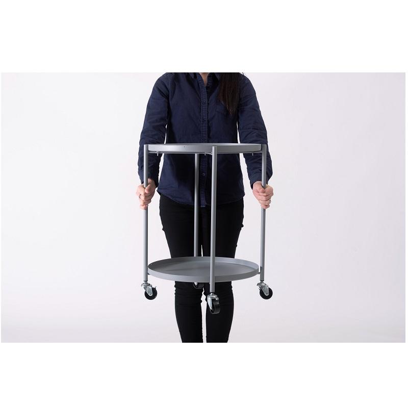 トレーテーブル サイドテーブル キャスター付き 収納 丸 小さい おしゃれ 室内 丸テーブル ミニテーブル |  | 12