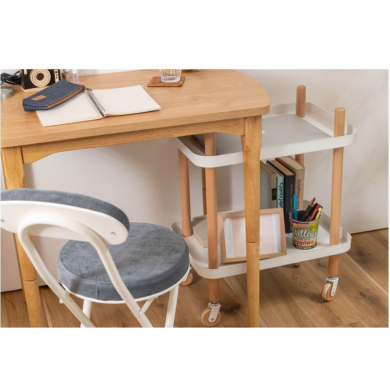 ワゴン 収納 キャスター付き おしゃれ 棚 ラック ワゴンテーブル キッチンワゴン ワゴンラック 天然木 |  | 03