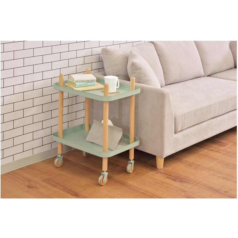 ワゴン 収納 キャスター付き おしゃれ 棚 ラック ワゴンテーブル キッチンワゴン ワゴンラック 天然木 |  | 07