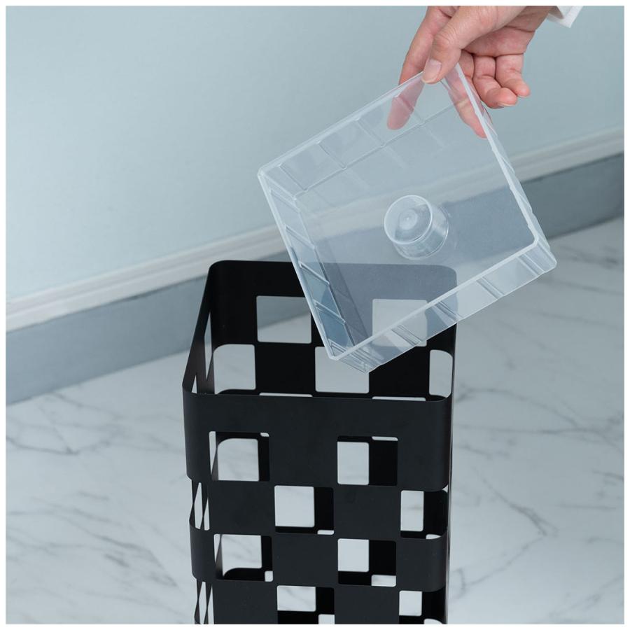 傘立て カサタテ シンプル アンブレラスタンド 傘入れ 玄関 かさ 収納 スチール 四角 長方形 コンパクト スリム ブラック 黒 チェック スッキリ おしゃれ モダン |  | 04