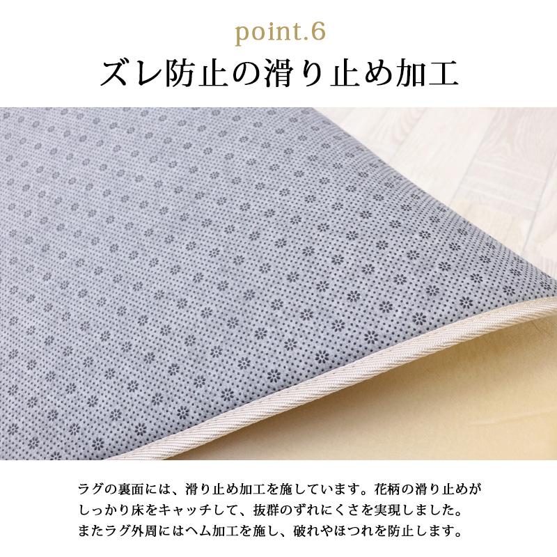 ラグ 低反発 極厚25mm 200×200cm 厚手 滑り止め ラグマット カーペット