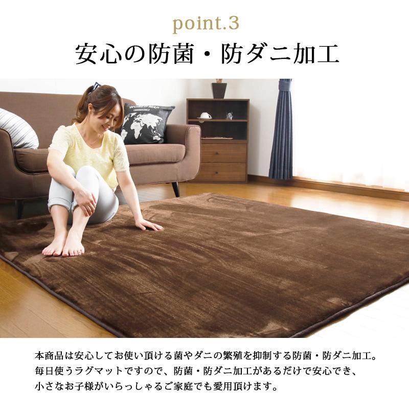 美品】低反発ラグマット200x300cm 極厚25mm 撥水・抗菌・防ダニ加工