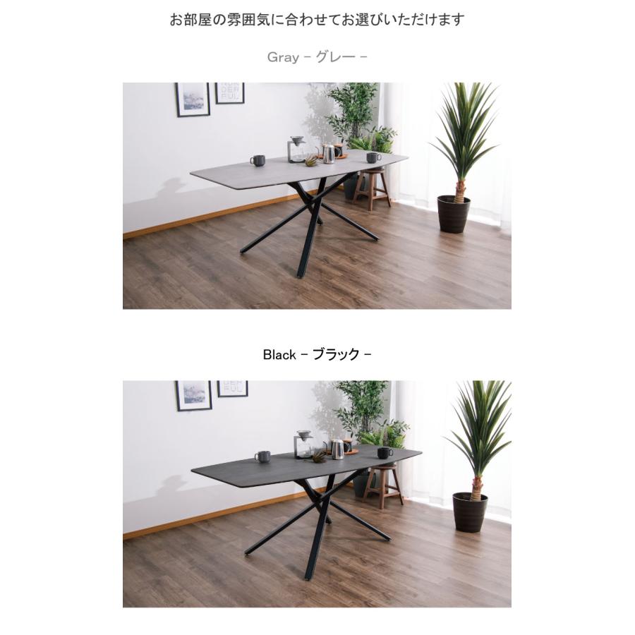 セラミック ダイニングテーブル 幅180 楕円形 6人掛け セラミックテーブル 大理石 テーブル 耐熱性 耐摩耗性 耐汚性 陶磁器 スタイリッシュ テーブル単品 |  | 06