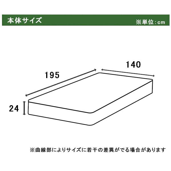 マットレス ダブル 厚さ24cm ポケットコイル ニット生地 両面ピロー付き ポケットコイルマットレス 厚め 圧縮梱包 並行配列 ダブルマットレス 2人 寝具