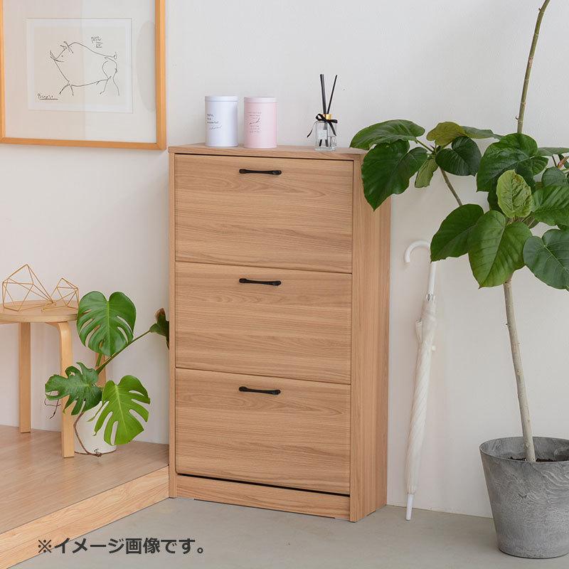 シューズボックス スリム 薄型 収納 おしゃれ 北欧 木製 完成品 玄関 |  | 05