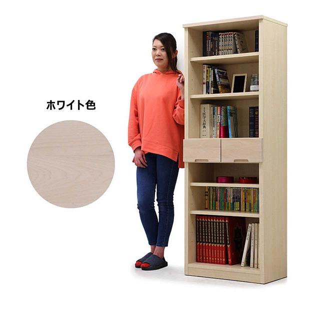 本棚 木製 幅60 完成品 大容量 書棚 フリーラック 壁面収納 シンプル おしゃれ ラック |  | 03