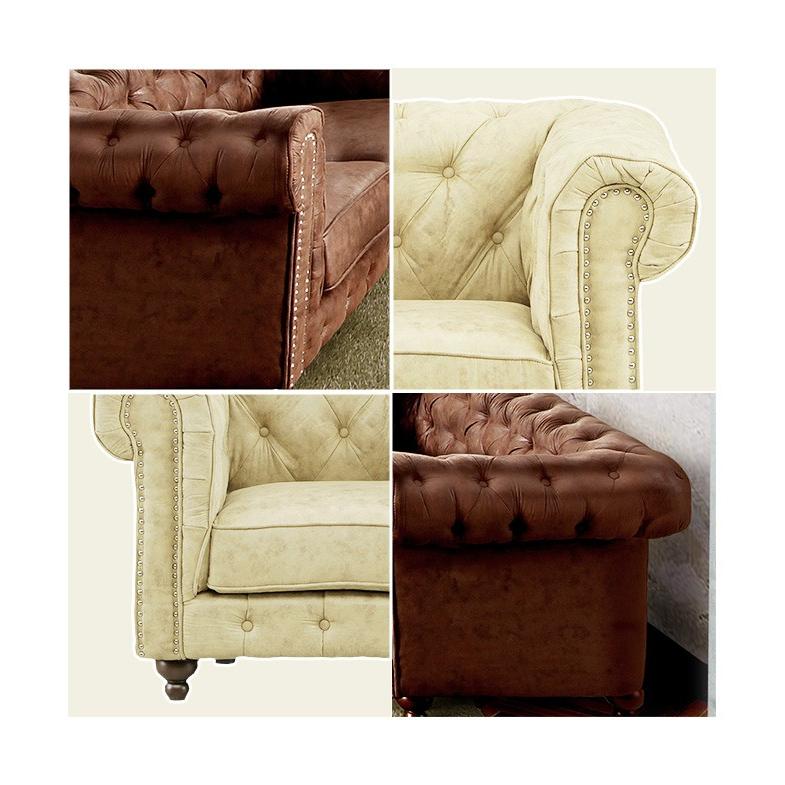 ソファ ソファー 3人掛け おしゃれ 三人掛けソファ 3人用 コンパクト 3P 肘付き ファブリック ダメージ風 |  | 02