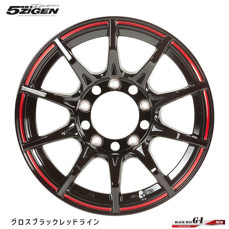 5ZIGEN 16インチ 5H139.7 5.5J 5.5J+0 5穴 ホイール 【4本セット 新品 