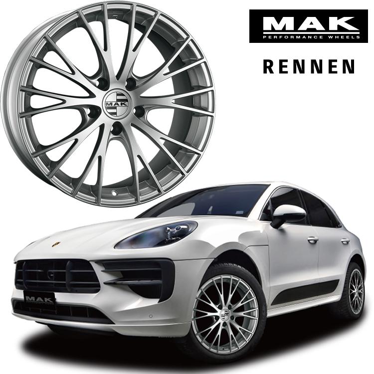 19インチ 5H130 9.5J 9.5J+64 5穴 ホイール 【4本セット 新品】  RENNEN 送料無料 マックの画像