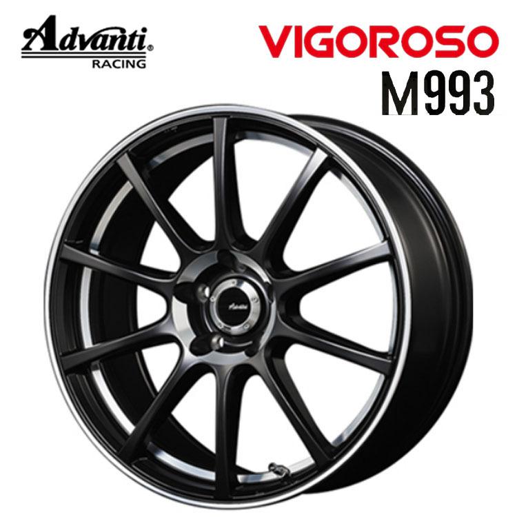 ギフト 送料無料 アドヴァンティレーシング VIGOROSO N993 7J-17 +53