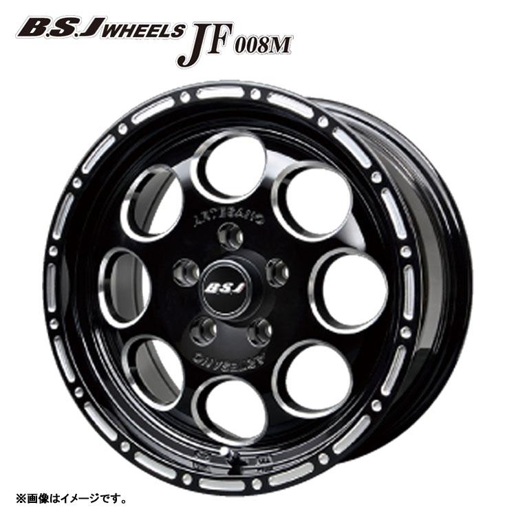 17インチ 6H139.7 8J 8J+25 6穴 ホイール 【2本セット 新品】 B.S.J