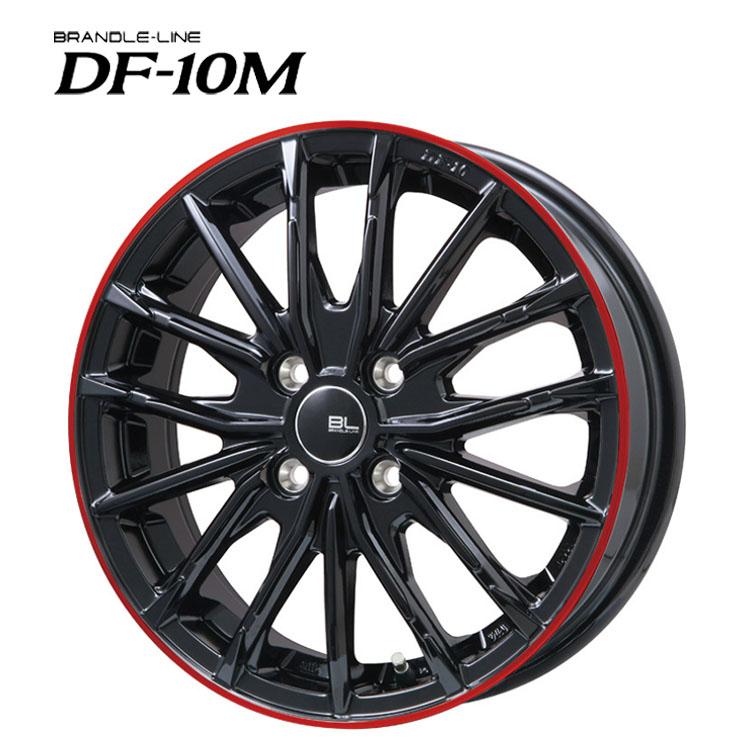 14インチ 4H100 4.5J 4.5J+44 4穴 ホイール 【2本セット 新品】 DF-10M 