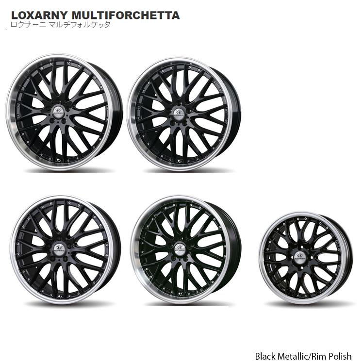 19インチ 5H114.3 9J 9J+40 5穴 ホイール 【2本セット 新品】 LOXARNY 