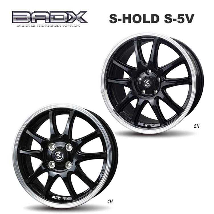 18インチ 5H114.3 8J 8J+40 5穴 ホイール 【4本セット 新品】 S-HOLD S 