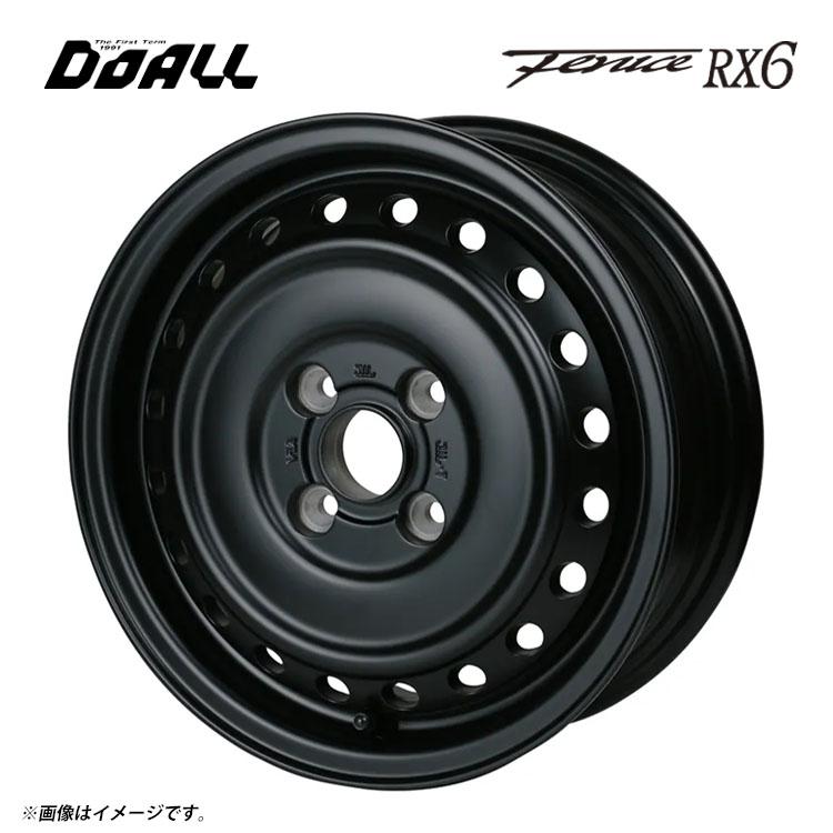 ドゥオール 14インチ 4H100 5J 5J+35 4穴 ホイール 【2本セット 新品