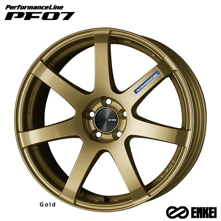 送料無料 エンケイ PerformanceLine PF07 (G) 7.5J-18 +48 5H-114.3 