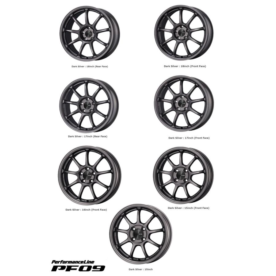 ENKEI 送料無料 エンケイ PerformanceLine PF09 8J-18 +45 5H-100 (18 