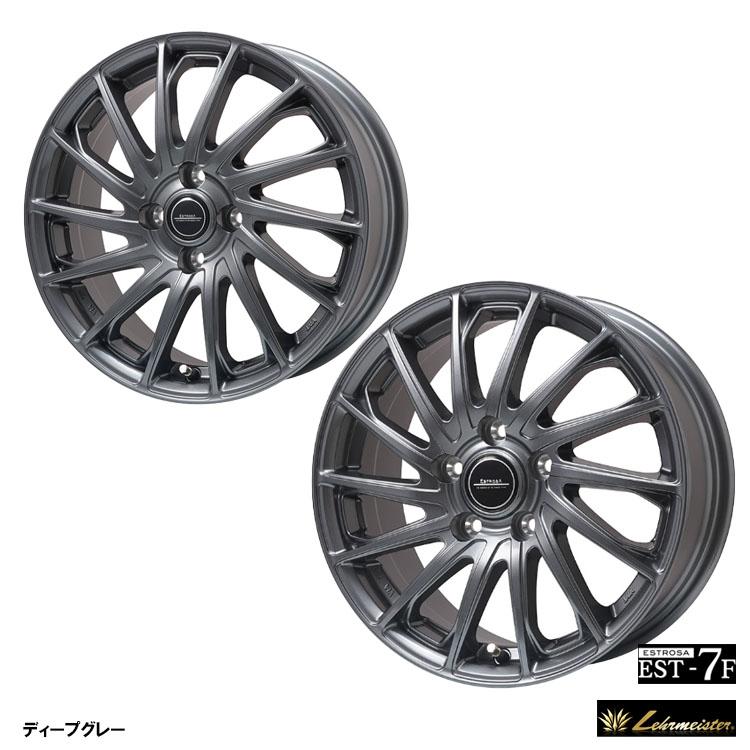 15インチ 4H100 5.5J 5.5J+50 4穴 ホイール 【4本セット 新品