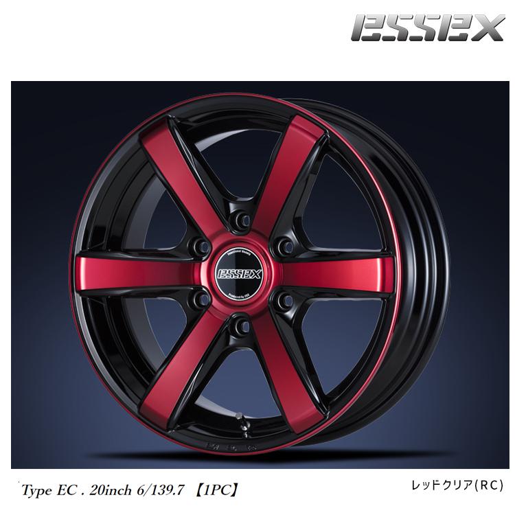 ESSEX 送料無料 エセックス CONCAVE EC-20 8.5J-20 +18 6H-139.7 (20 