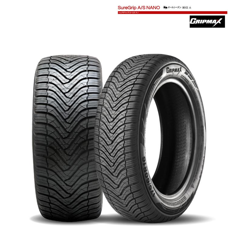 グリップマックス オールシーズンタイヤ 【1本単品】 GRIPMAX SureGrip A/S NANO (BSW) 195/65R16 92H