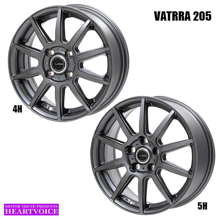 17インチ 5H120 6.5J 6.5J+40 5穴 ホイール 【4本セット 新品】 VATRRA 