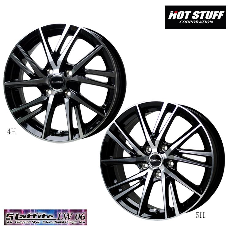 送料無料 ホットスタッフ Laffite LW06 7J-17 +48 5H-114.3 (17インチ) 5H114.3 7J+48