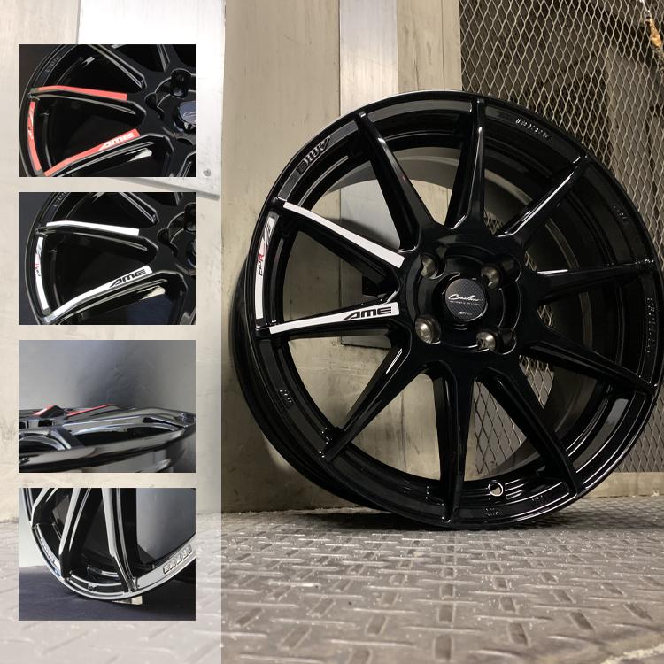 15インチ 4H100 5J 5J+45 4穴 ホイール 【4本セット 新品】  CIRCLAR C10R 送料無料 共豊_1
