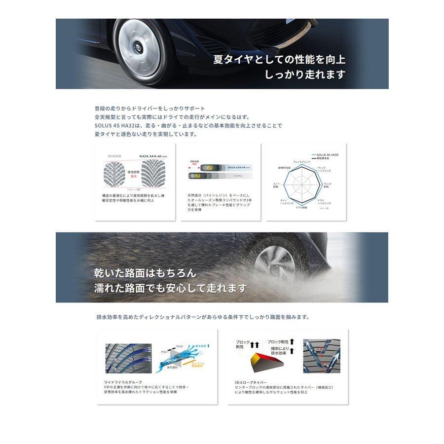 185/60R15 88H XL 【2本セット 新品】 送料無料 クムホ タイヤ サマータイヤ KUMHO TIRE SOLUS 4S HA32 (15インチ)の画像