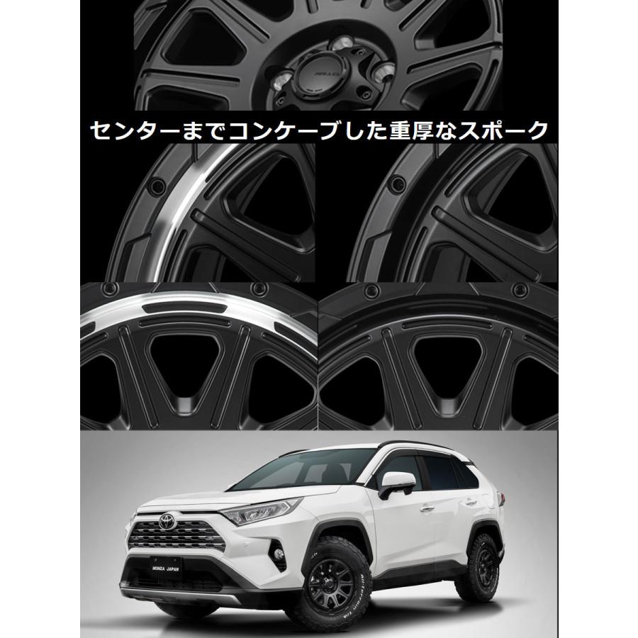 16インチ 4H100 6J 6J+40 4穴 ホイール 【2本セット 新品】  HI-BLOCK REGULES (SBK/R) 送料無料 モンツアジャパンの画像