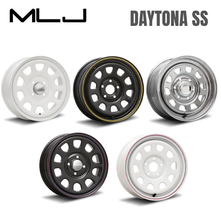 送料無料 MLJ DAYTONA SS 5J-14 +42 4H-100 (14インチ) 4H100 5J+42【2本セット 新品】｜csj2