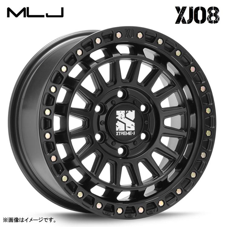 MLJ 18インチ 6H139.7 8J 8J+50 6穴 ホイール 【1本単品 新品】 サテン 