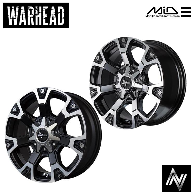 送料無料 マルカ サービス NITRO POWER WARHEAD 8J-17 +20 6H-139.7 (17インチ) 6H139.7 8J+20