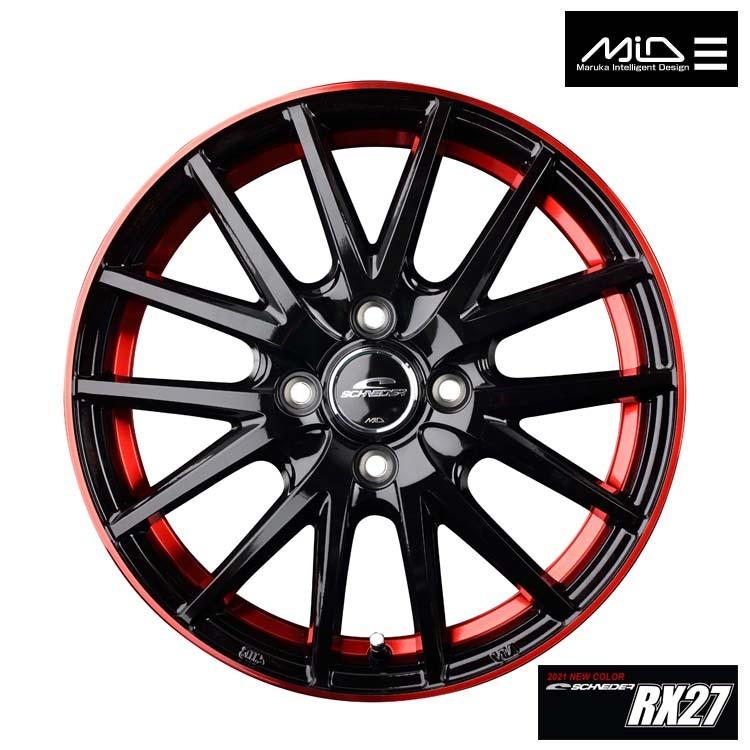 送料無料 マルカ サービス SCHNEDER RX27 4.5J-14 +45 4H-100 (14