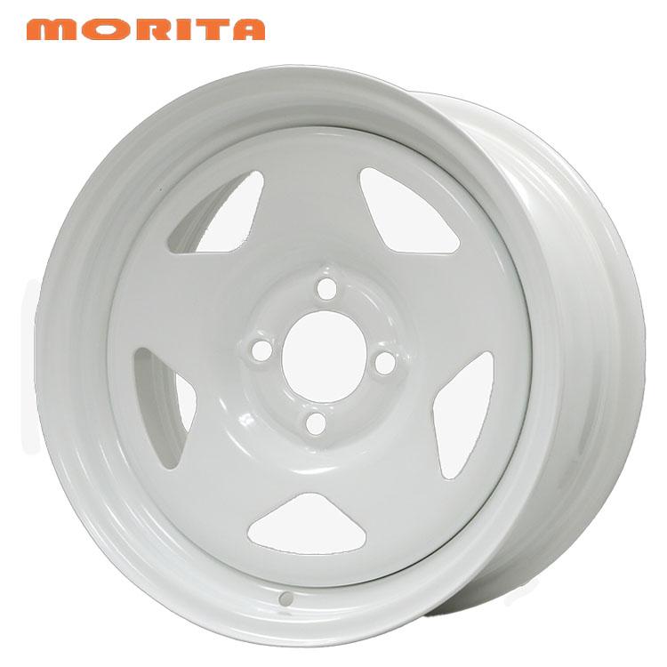MORITA（モリタ） 15インチ 4H100 6J 6J+32 4穴 ホイール 【1本単品