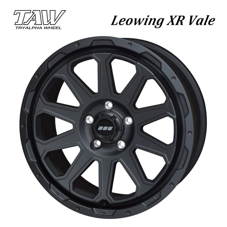 【2546】倉T0307105▲新品未使用品 TAW LEOWING XR Vale ▲16x5.5J 5穴 PCD139.7 +20◆4本 16インチ 5H139.7 5.5J 5.5J+20 5穴 ホイール 【2本セット 新品