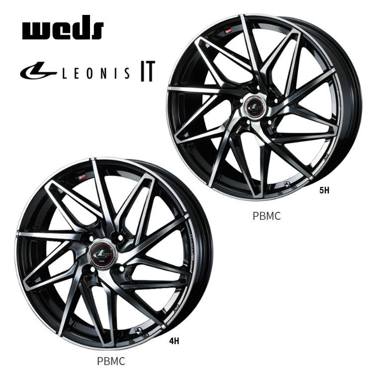 送料無料 ウェッズ LEONIS IT 6.5J-17 +42 4H-100 (17インチ) 4H100 6.5J+42