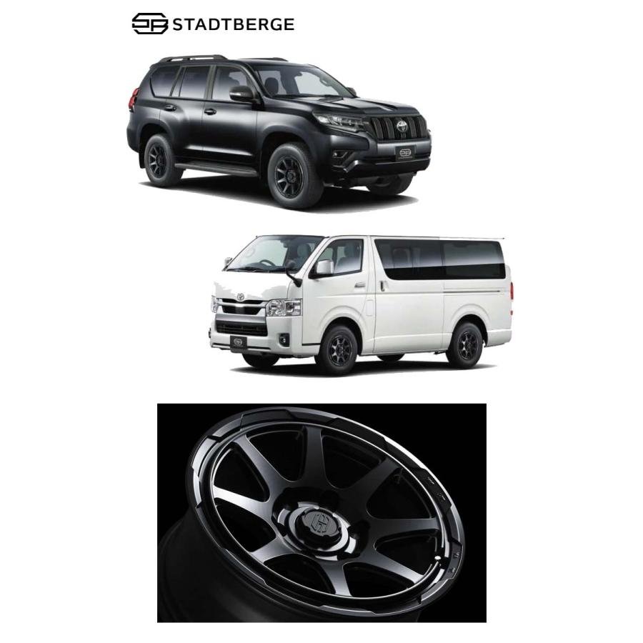 16インチ 6H139.7 6.5J 6.5J+38 6穴 ホイール 【2本セット 新品】  STADTBERGE 送料無料 ウェッズ_2