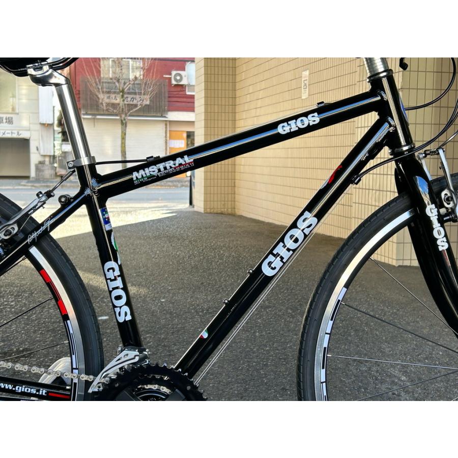 ジオス ミストラル GIOS MISTRAL ブラック GIOS ( ジオス ) クロスバイク MISTRAL ブラック 430 ( 適応身長